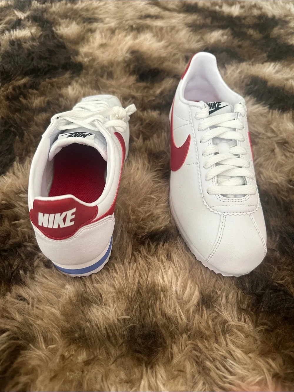 Nike classic cortez leather trainer